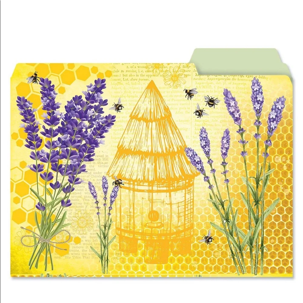 Bee Friends File Folders - Set of 24 (6 Designs) (619913)